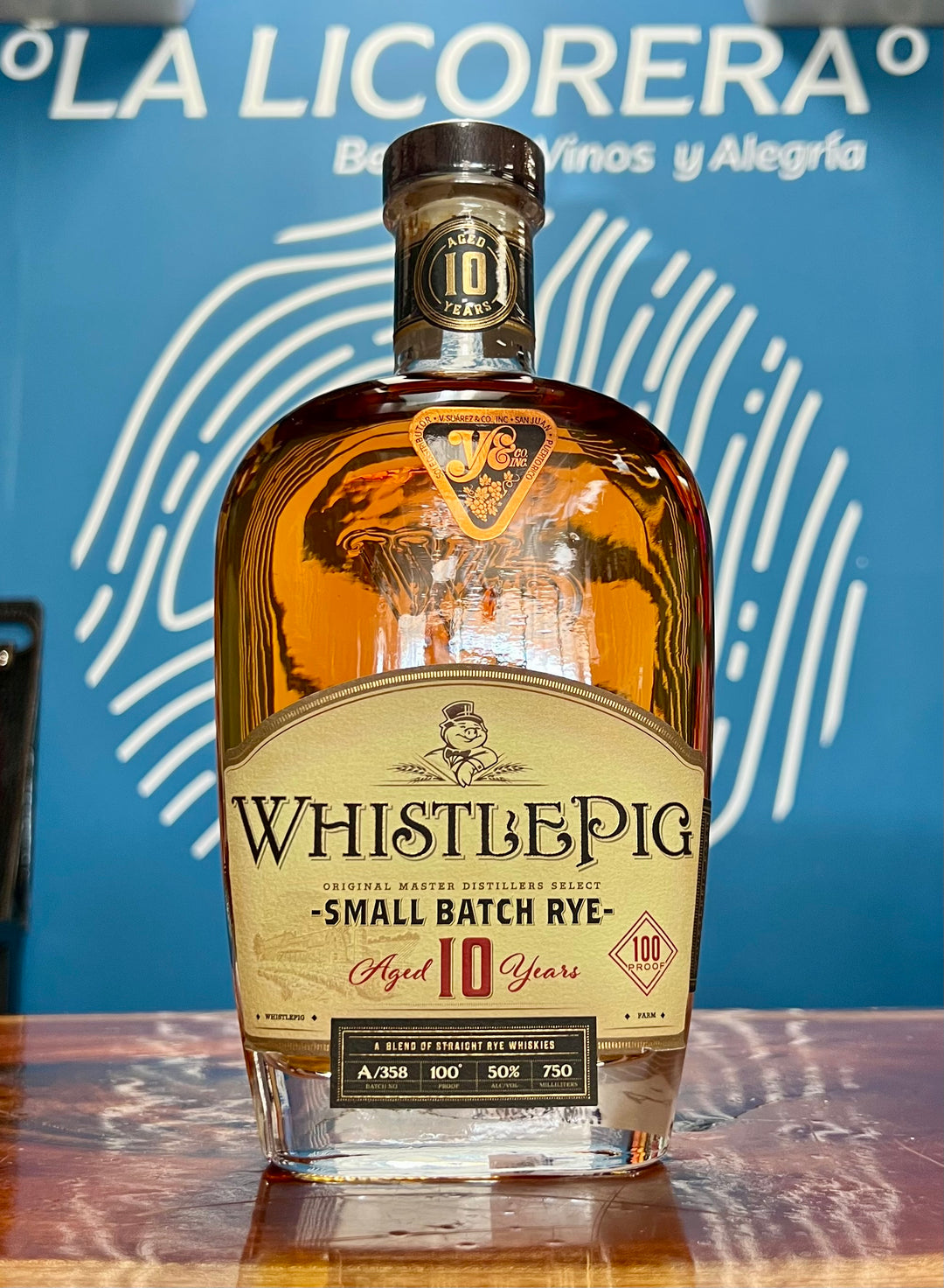 Whistlepig Rye 10 year Whiskey