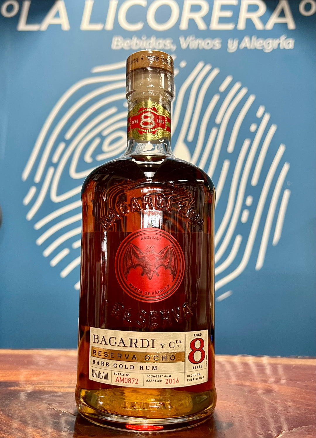 Bacardí Reserva 8 Premium Aged Rum 750ml