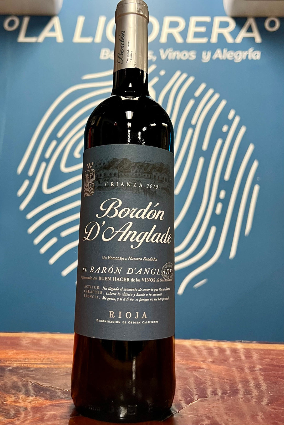 Bordón D'Anglade Crianza 2018 Rioja Red Wine - 750ml