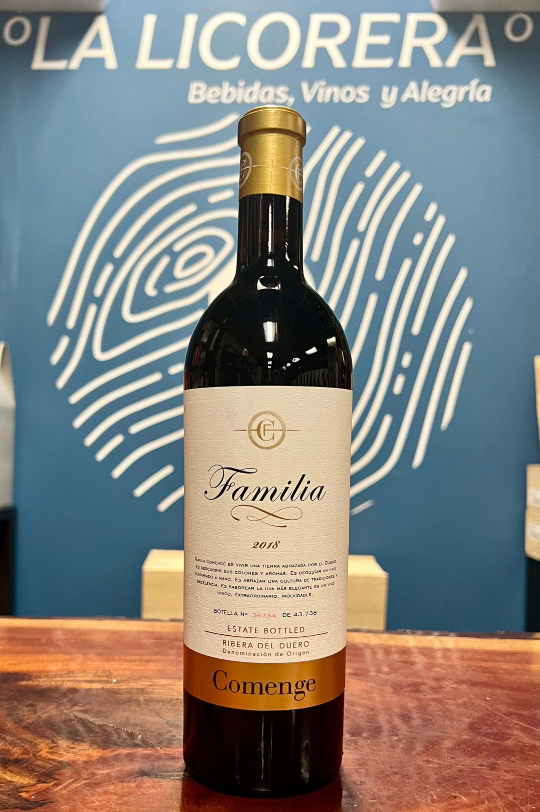 Familia Comenge 2018 Red Wine - 750ml