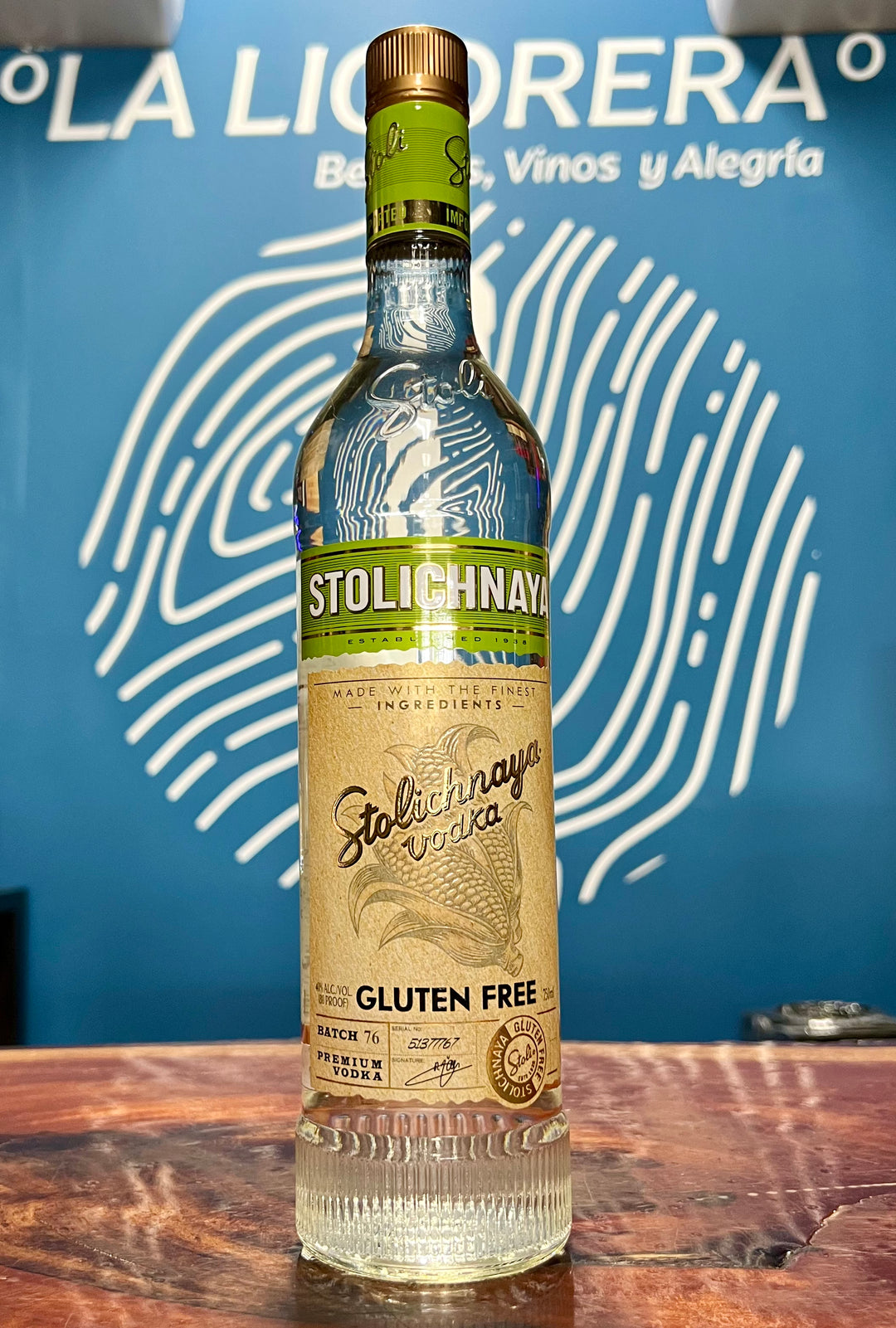 Stolichnaya Gluten Free vodka