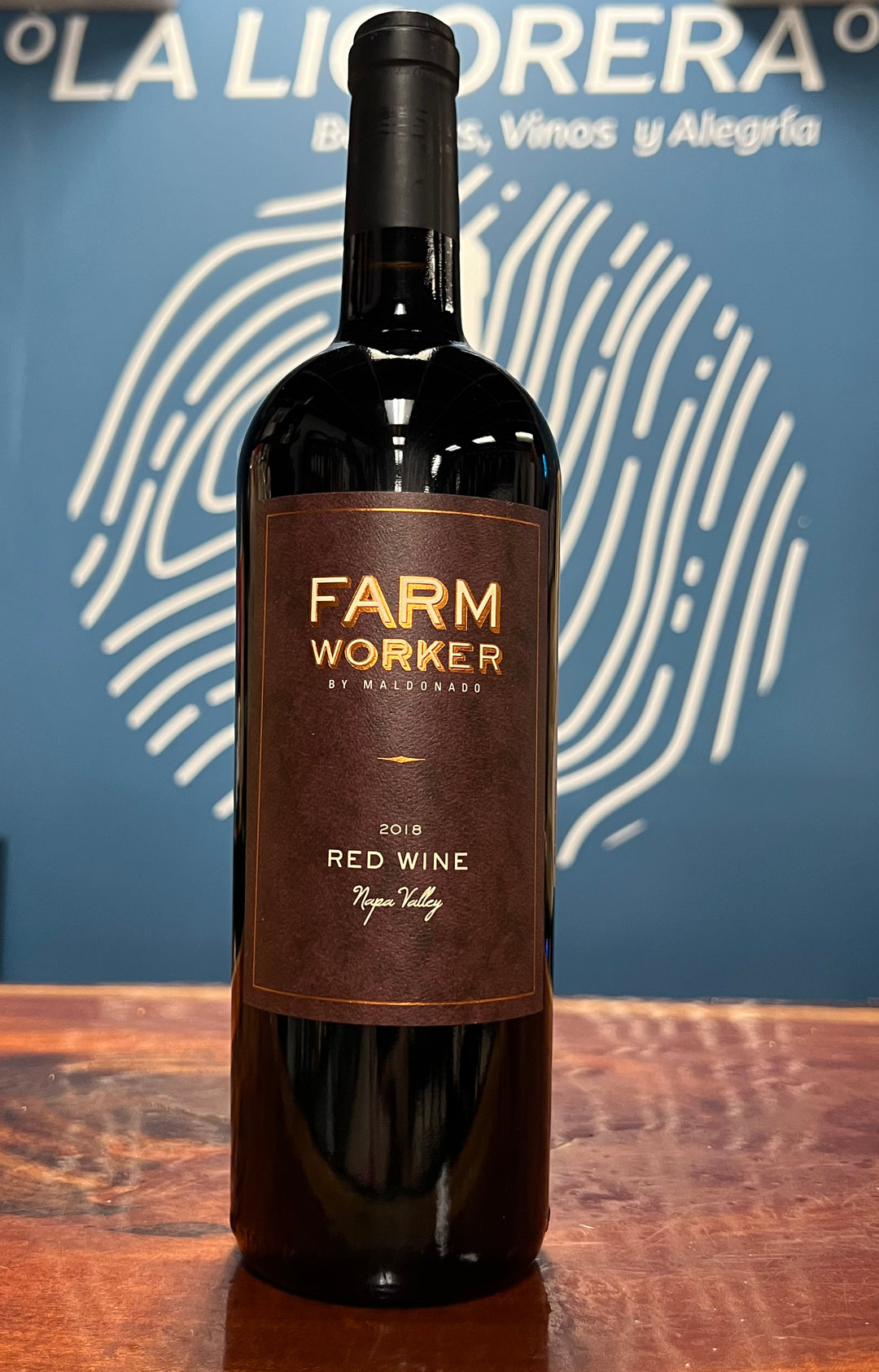 Farm Worker Red Wine Vino