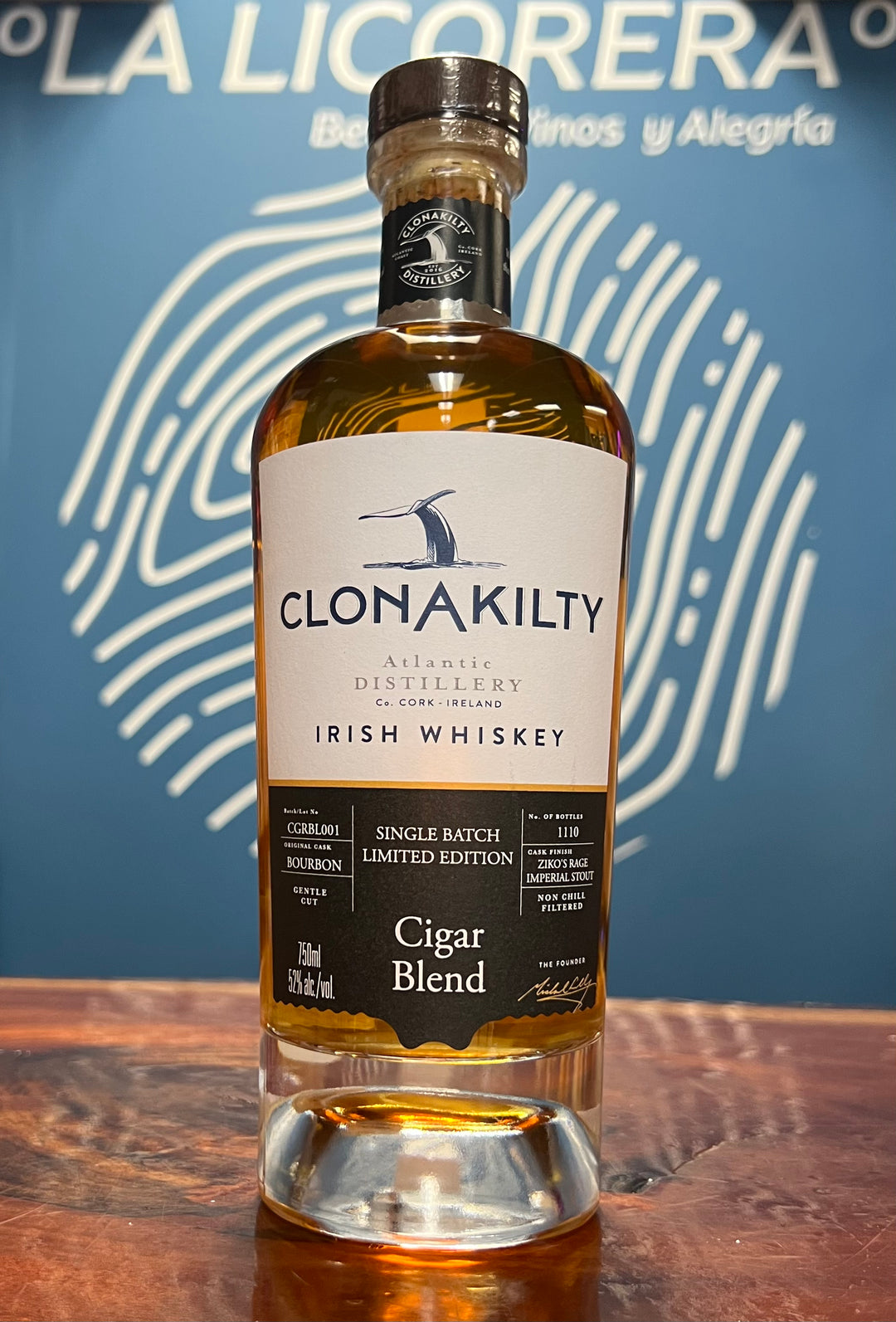 Clonakilty Irish Whiskey Cigar Blend