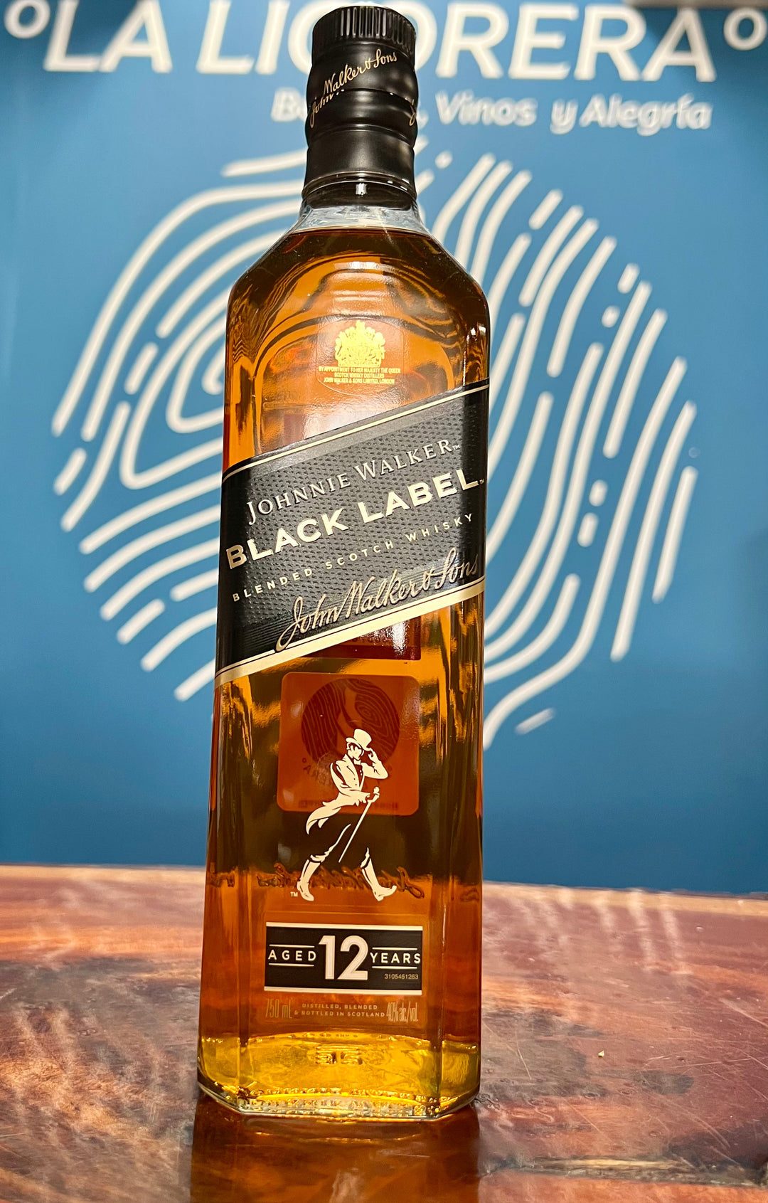 Johnnie Walker Black Label, Premium Blended Scotch, 750ml