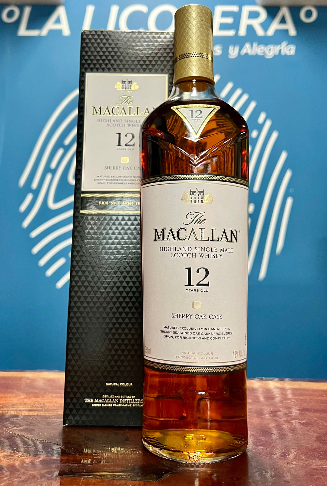 Macallan 12 Years Sherry Oak Cask, Highland Single Malt - 750ml