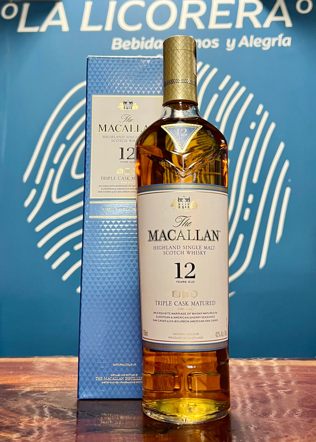 Macallan 12 Years Triple Cask Matured, Highland Single Malt - 750ml