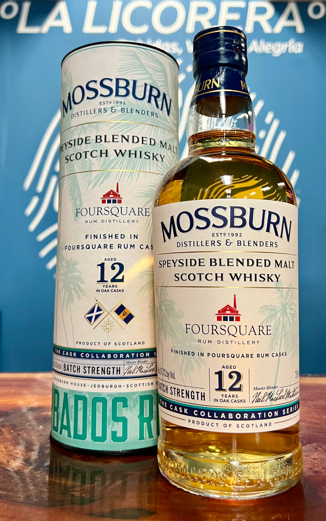 Mossburn Speyside Foursquare Rum Cask Finish 12yrs - 750ml