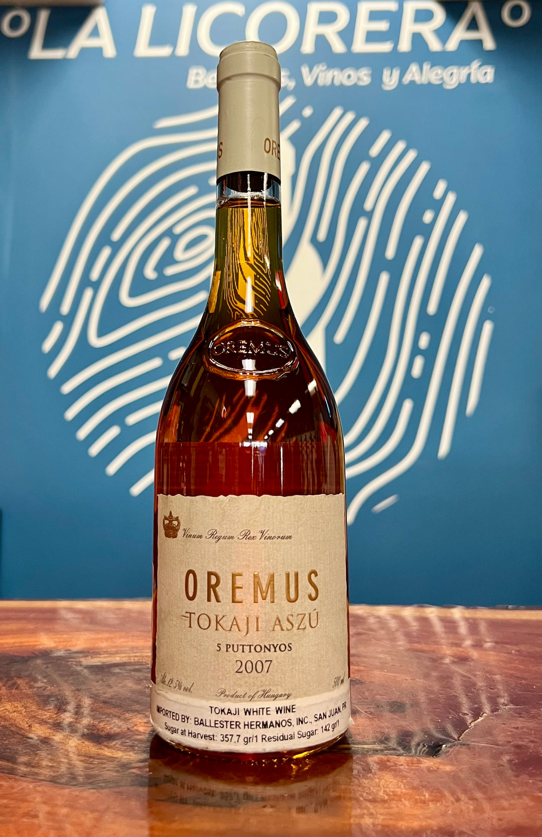 Oremus Tokaji Aszú 5 Puttonyous 2007 Vino