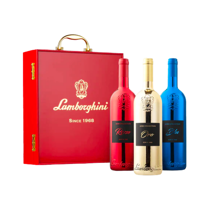 Lamborghini Wine Luxe Red Collection Color With Gift Set