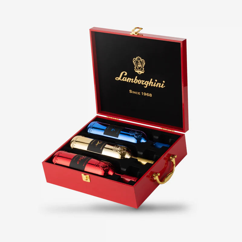 Lamborghini Wine Luxe Red Collection Color With Gift Set